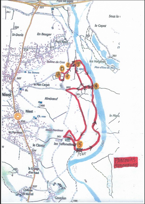 Parcours SOUS LA LUNE DE SAINT JEAN